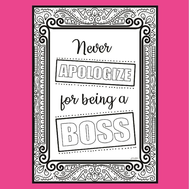 Coloring Broadway - Mean Girls inspired Coloring Pages (Set of 4) â€œIâ€™d Rather Be Meâ€ Collection, Broadway Musical Merchandise, Card Stock (8 1/2â€ x 11â€), Ideal Gift for a Broadway Theater Lover - Image 2